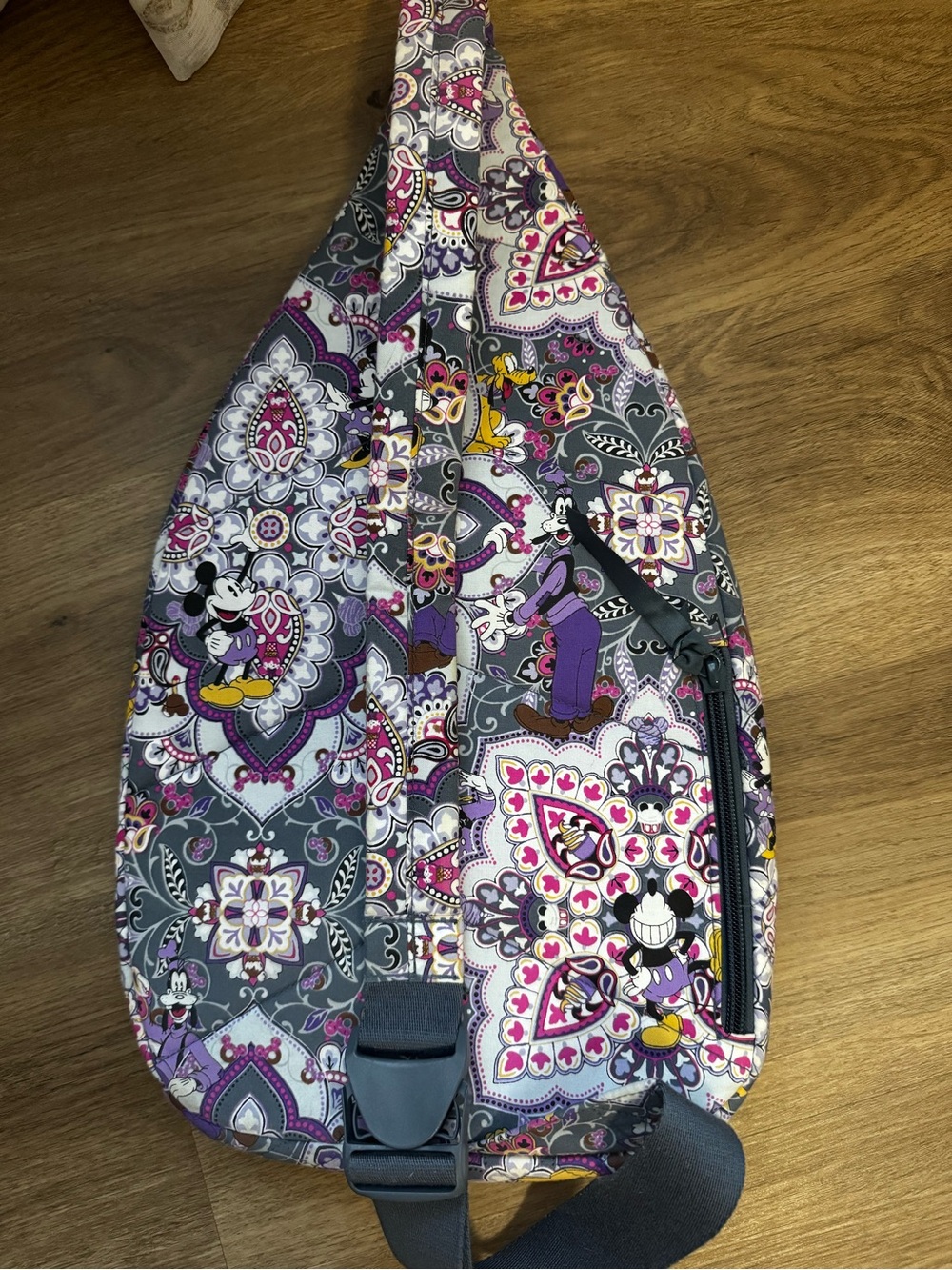 Vera Bradley Quilted Disney Paisley Sling backpack - Picture 2 of 4